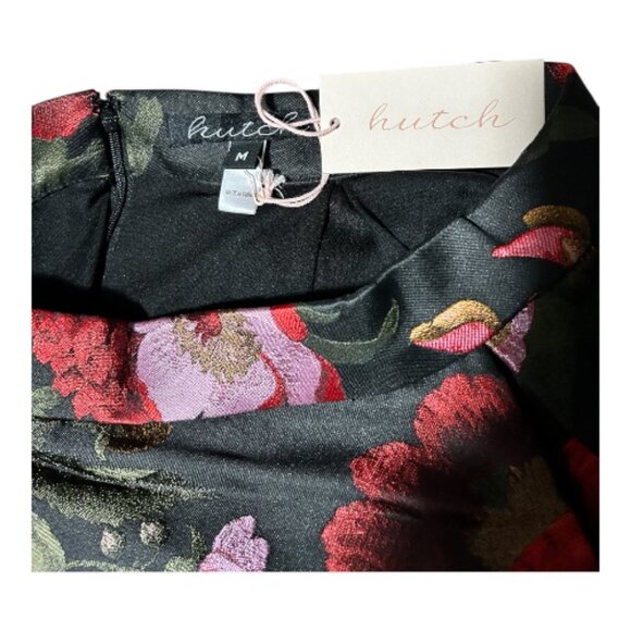 Hutch High-Low Floral Jacquard Skirt Medium NWT - Picture 7 of 7